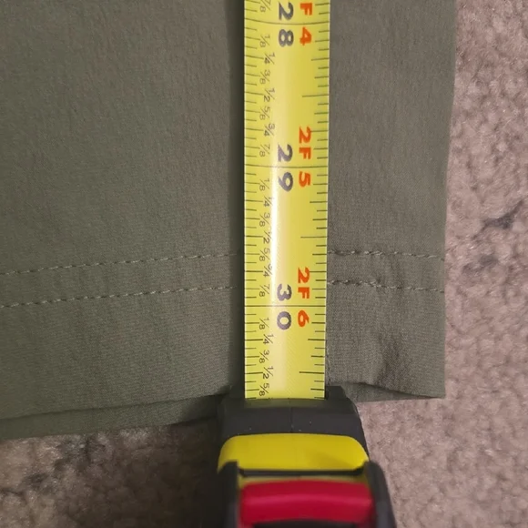 Eastern Mountain Sports (EMS) hiking pants,   olive green, 8R, Preowned - Picture 15 of 16